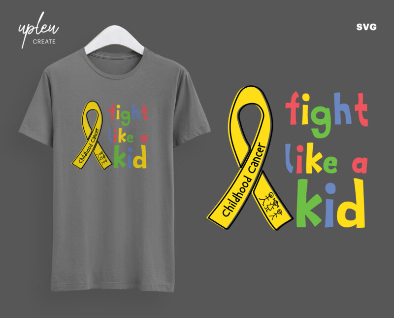 Download Fight Like A Kid Svg Cancer Ribbon Svg Awareness Ribbon Svg Childhood Cancer Awareness Crush Childhood Cancer Svg Buy T Shirt Designs