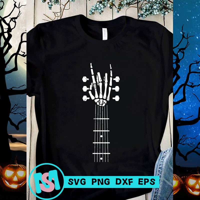 Download Skeleton Guitar SVG, Music SVG, Quote SVG - Buy t-shirt ...