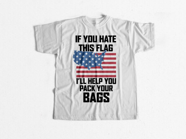 America t-shirt – american flag design