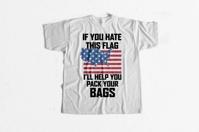 America T-shirt – American Flag Design