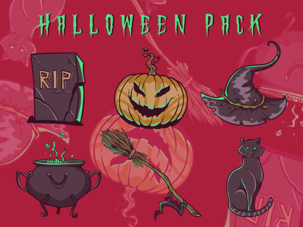 Halloween pack graphic t shirt