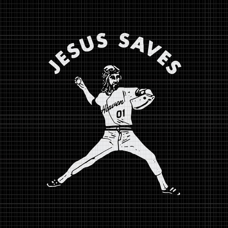 Jesus Saves Religious Christian Faith Baseball, Jesus Saves Religious