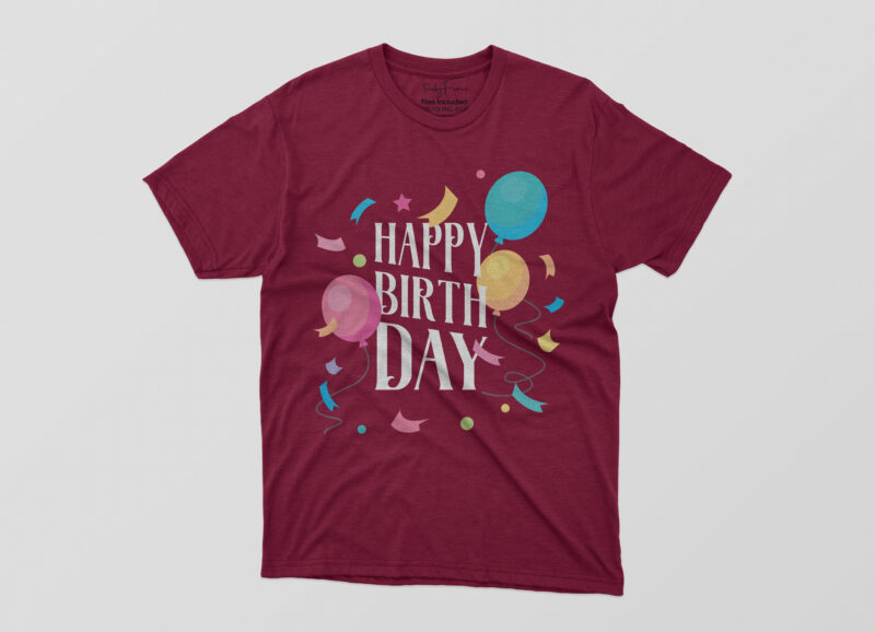 Pack of 10 Birthday Tshirt Design