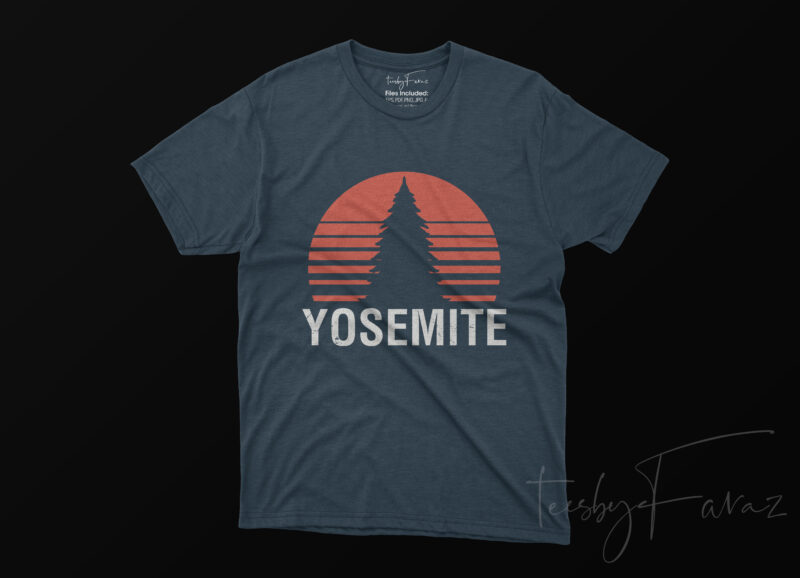 Yosemite Best Seller Design with high res png