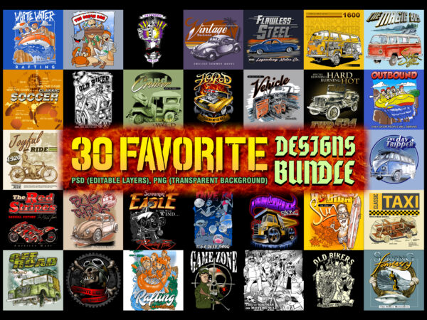 30 favorite designs bundle