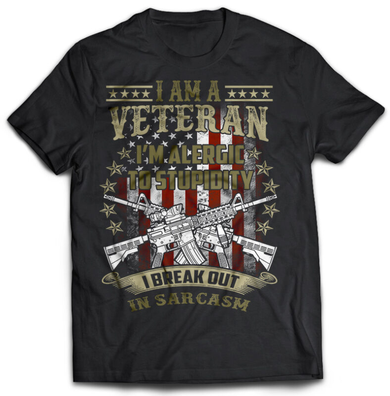 I M VETERAN psd file editable text #33 - Buy t-shirt designs