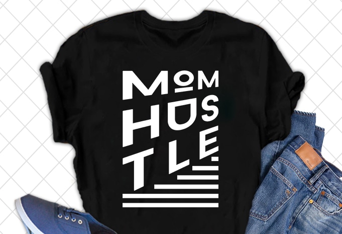 50 Best Selling Hustle T-shirt Design Bundle