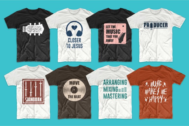 Download Music t-shirt designs bundle SVG. Music t shirt design PNG ...