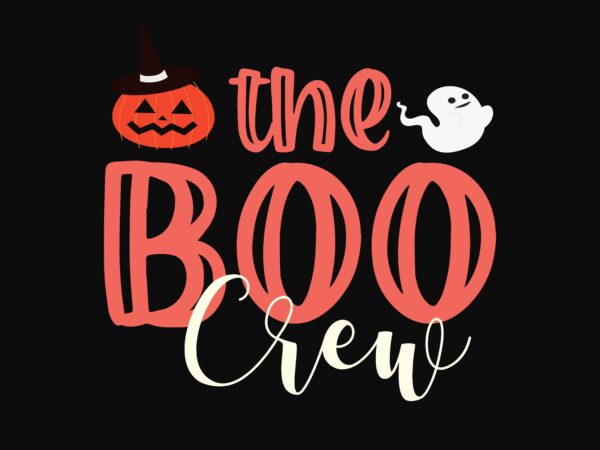 The Boo Crew - Buy t-shirt designs
