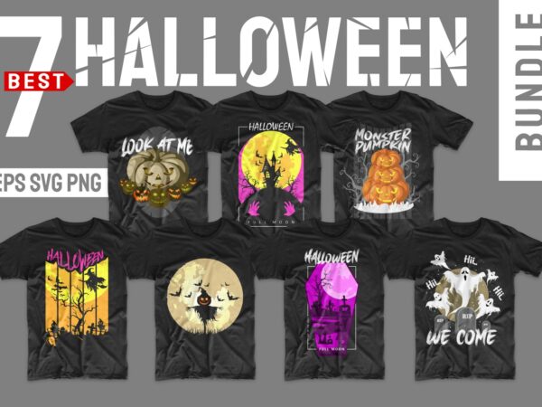 Download Halloween Bundle Svg Png T Shirt Designs Bundles Horror T Shirt Design Illustration Monster T Shirts Pack Vector Buy T Shirt Designs