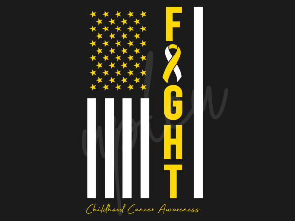 Childhood cancer awareness svg, childhood cancer awareness svg, gold ribbon svg, fight cancer svg, fight flag svg, awareness tshirt svg, digital files