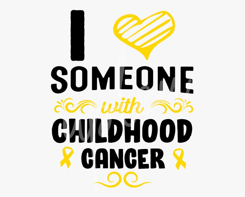 I Love Someone With Childhood Cancer Awareness SVG, Childhood Cancer ...