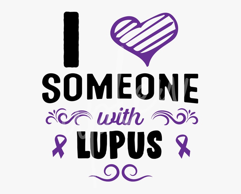 I Love Someone With Lupus SVG, Lupus Awareness SVG, Purple Ribbon SVG ...