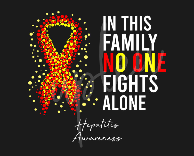 Hepatitis SVG,In This Family No One Fights Alone Svg, Hepatitis Awareness SVG,Teal Ribbon SVG, Fight Cancer svg, Awareness Tshirt svg, Digital Files