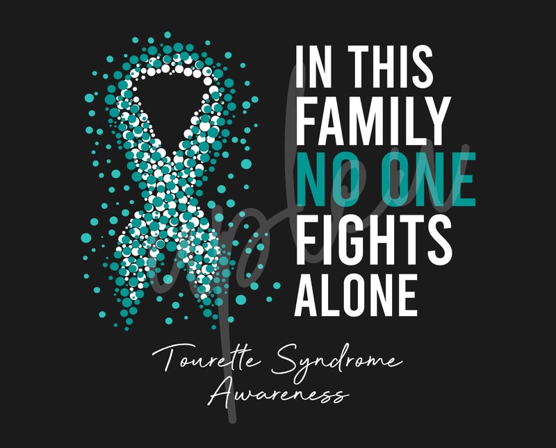 Tourette Syndrome Cancer SVG,In This Family No One Fights Alone Svg