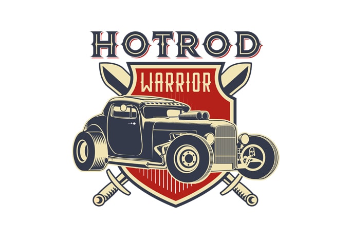 HOTROD WARRIOR FULLCOLOR - Buy t-shirt designs