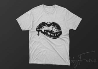 Black lips artwork for t shirt deisgns