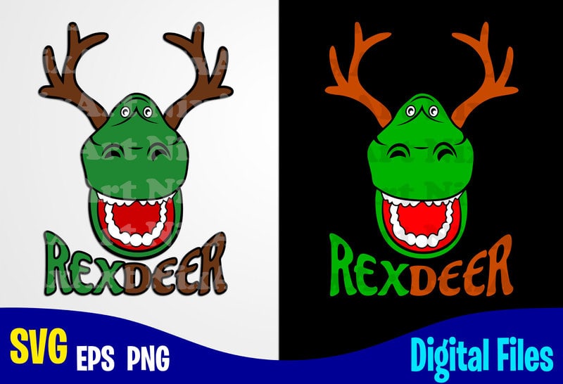 Download Rexdeer, Merry Christmas svg, Reindeer, Rex, Christmas svg ...