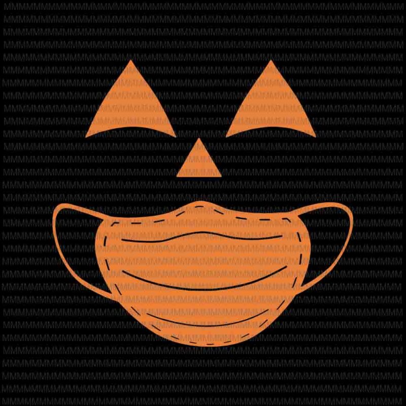 Download Funny halloween Pumpkin wearing a mask 2020 Jackolantern ...