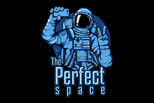 Astronaut T-Shirt Design SVG PNG EPS AI Graphic by stayweird · Creative  Fabrica