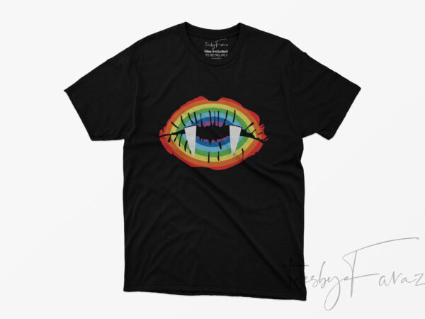 Rainbow Printed T-Shirt - Ready to Wear