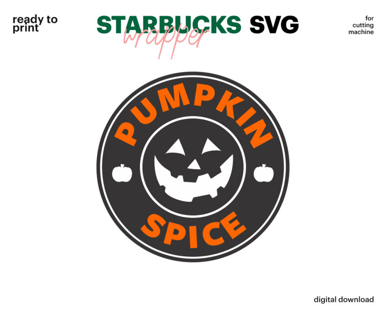 Download Halloween Starbucks Logo And Wrapper Svg Starbucks Cup Svg Starbucks Cold Cup 24 Oz Starbucks Hot Cup 16 Oz Venti Grande Cup Svg Buy T Shirt Designs