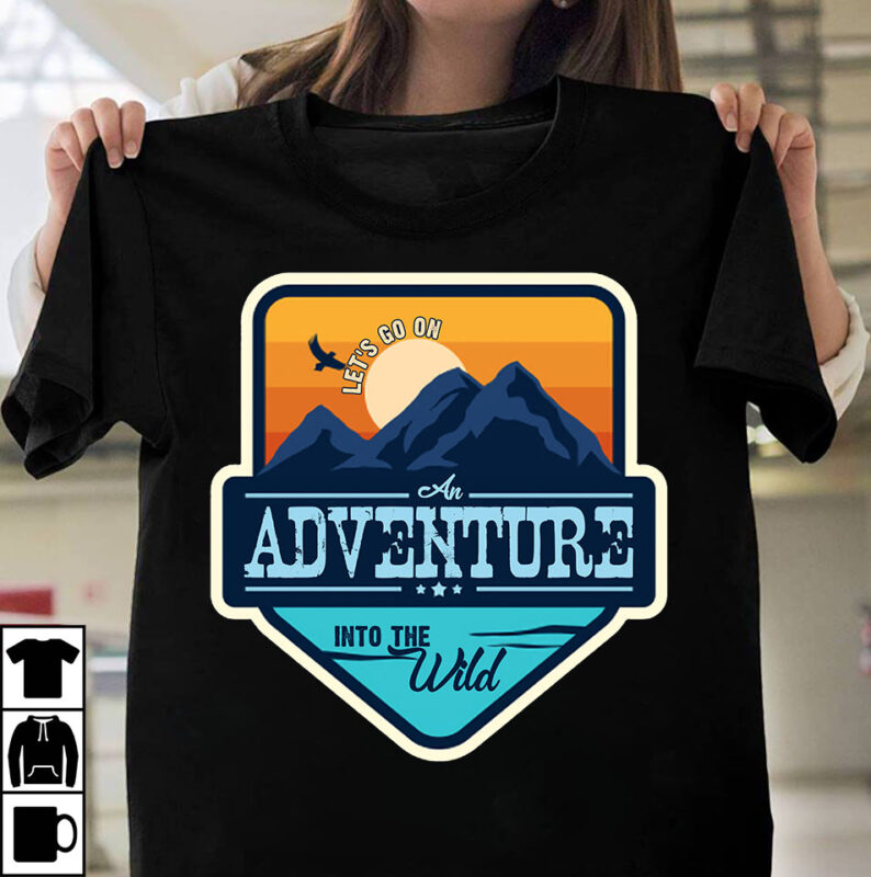 Hiking Bundle Part 1 - 50 Designs - 90% OFF - Buy t-shirt designs