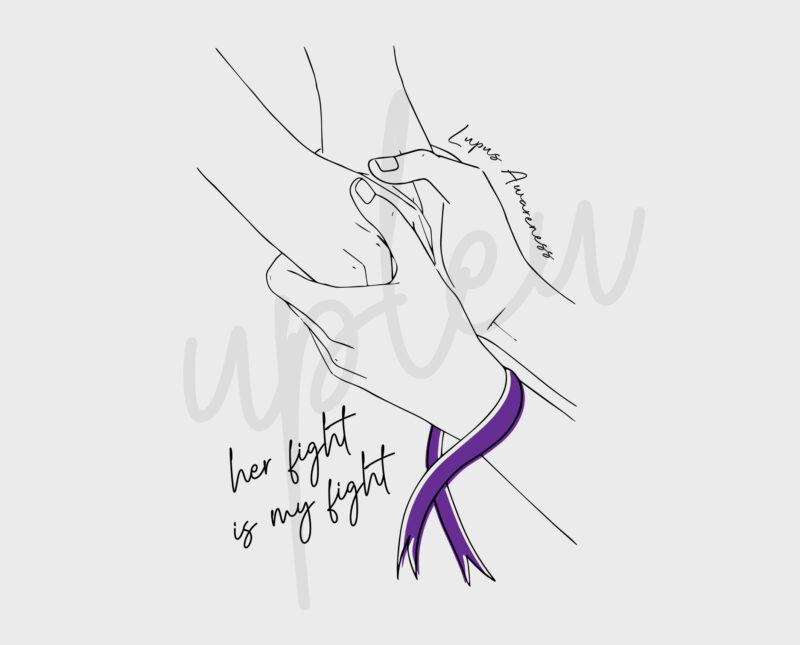 Download Line Art Her Fight Is My Fight For Lupus Svg Lupus Awareness Svg Purple Ribbon Svg Fight Cancer Svg Awareness Tshirt Svg Digital Files Buy T Shirt Designs