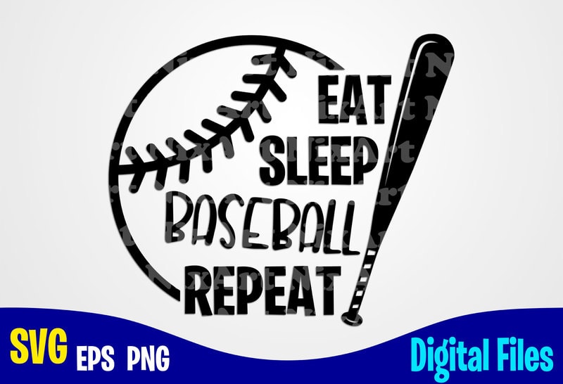 Eat Sleep Baseball Repeat Baseball Player Funny Baseball Shirt - Bring Your  Ideas, Thoughts And Imaginations Into Reality Today