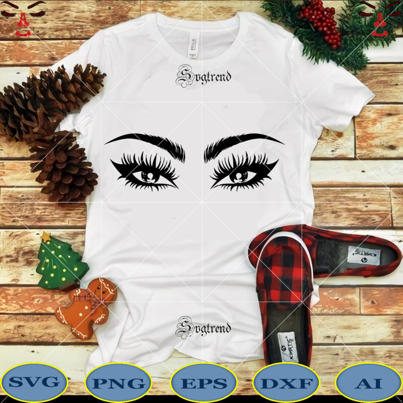 6 Bundles T shirt Designs Eyes, Eyes Svg, Eyes vector, Sexy eyes vector, Sexy eyes Svg, Womans Sexy Makeup Svg, Eyelashes Girl SVG, Makeup SVG, Hand Drawn Art, Hand Drawn,