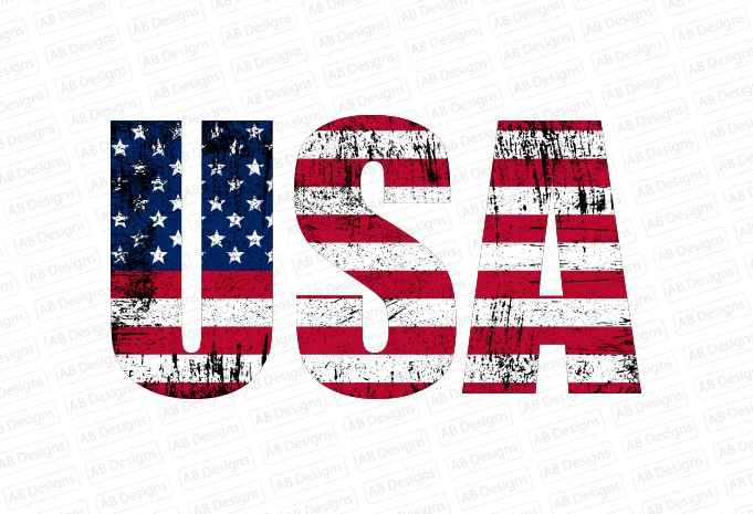USA Flag, American flag, USA flag, United state flag, USA trump flag T-Shirt Design