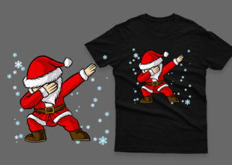 Download Santa Claus Dab Hand Drawn 100 Vector Ai Eps Svg Png Transparent Background Buy T Shirt Designs PSD Mockup Templates