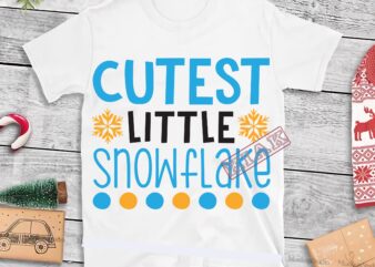 Cutest Little Snowflake Svg, Cutest Little Snowflake vector, Snowflake vector, Merry Christmas, Christmas 2020, Christmas logo, Funny Christmas Svg, Christmas, Christmas vector