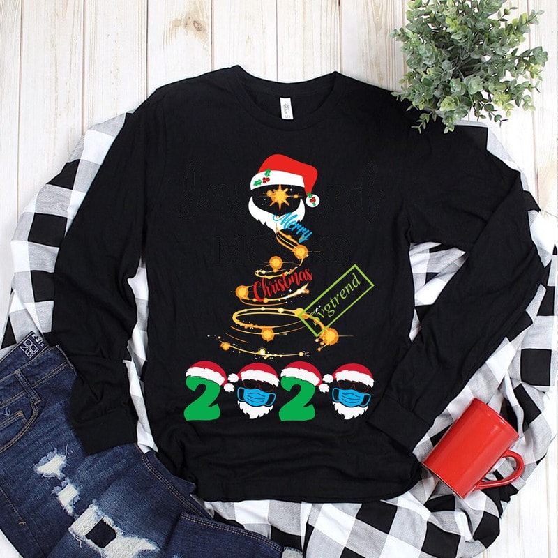 Download Merry Christmas tree t shirt template vector, Christmas ...