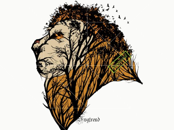 The Lion King In The Green Forest Logo Lion Svg Lion Vector Lion Logo King Svg King Lion Vector Lion King Logo Lion King Svg Lion King Vector Lion King Logo