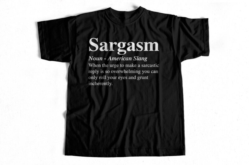 Sargasm Definition T-Shirt design