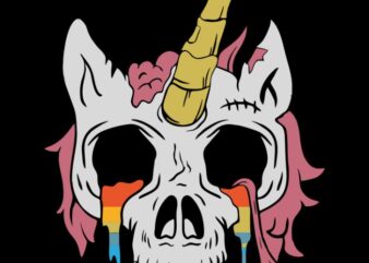 Download Unicorn Skull Svg Archives Buy T Shirt Designs PSD Mockup Templates