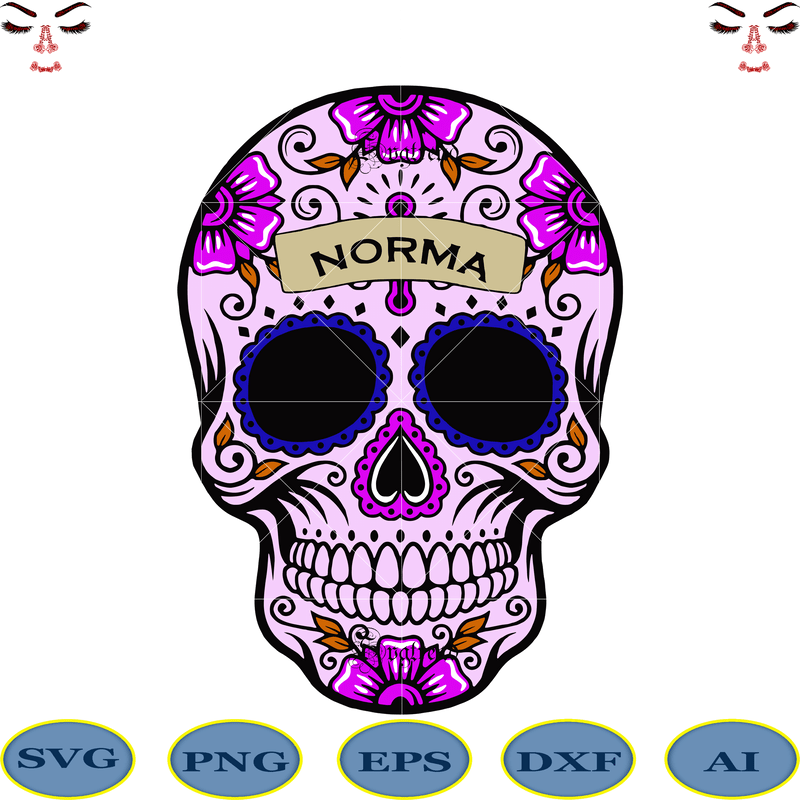 Free Free Flower Skull Svg 738 SVG PNG EPS DXF File