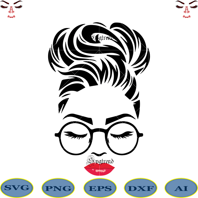 Free Free 154 Black Woman With Glasses Svg Free SVG PNG EPS DXF File