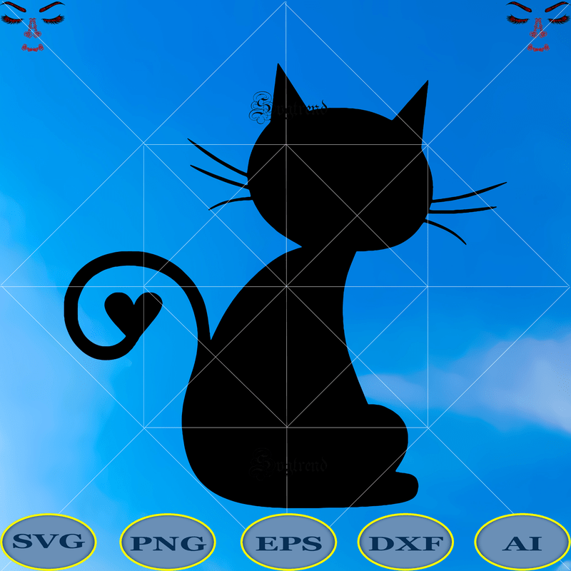 Download Cat Heart Tail Svg The Cat Has A Heart In The Tail Svg Cat Breed Svg Beautiful Kitten Svg Cat Svg Cat Vector Black Cat Svg Funny Cat Svg Buy T Shirt PSD Mockup Templates