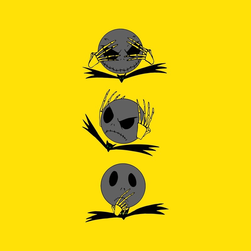 Download Faces of Jack Skellington vector, Faces of Jack ...