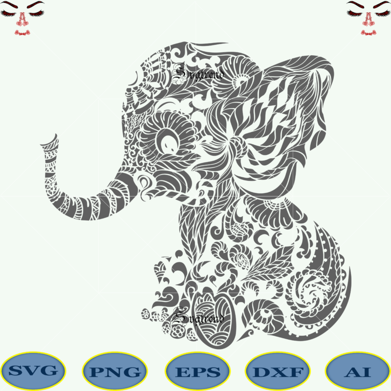 Free Free 145 Mandala Elephant Svg SVG PNG EPS DXF File