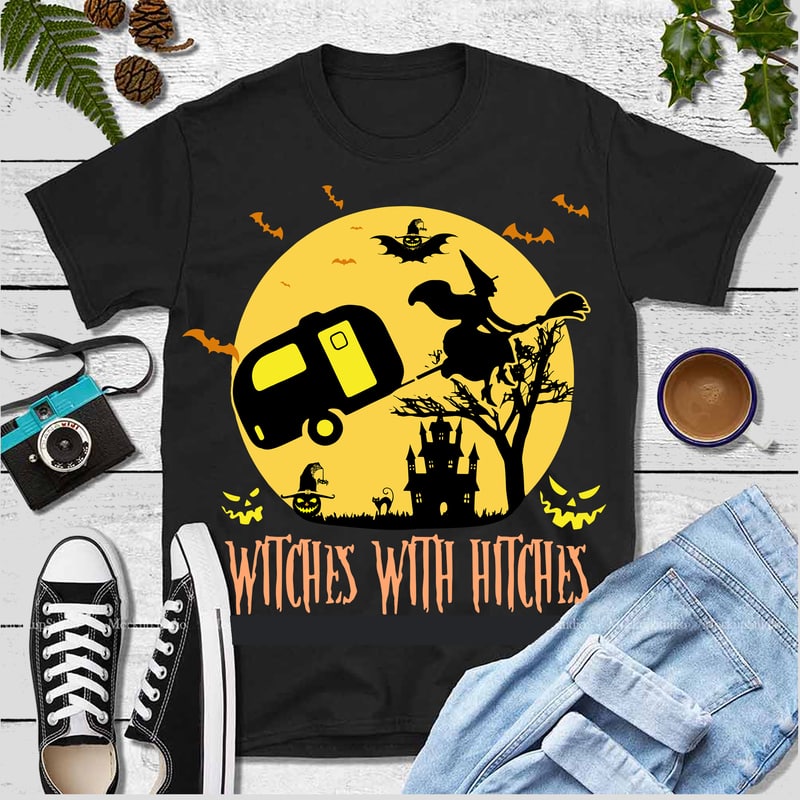 Download Witches with Hitches Funny Halloween Camping Gift ...