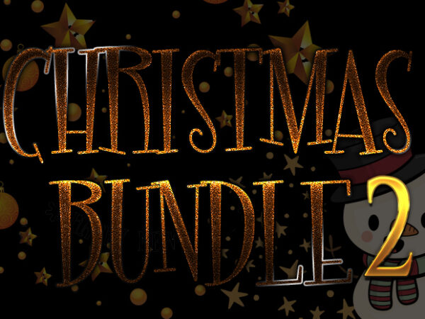 Big christmas bundle 2 t shirt template