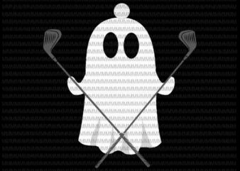 Golfer Halloween svg, Costume Ghost Golf Ball Apparel, funny Halloween svg, funny ghost svg, boo sheet halloween svg,