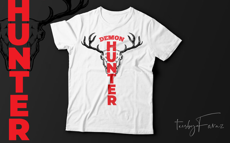 Demon Hunter | Cool T shirt design for sale - Buy t-shirt designs