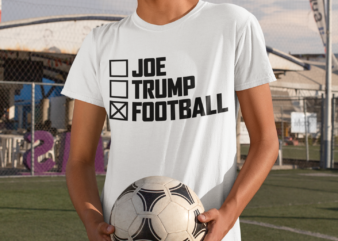 JOE BIDEN – DONALD TRUMP – Football t shirt design for sale