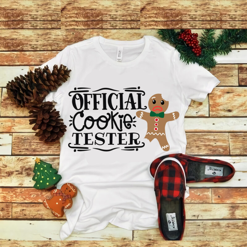 Official Cookie Tester svg, Official Cookie Tester christmas, Merry christmas svg, snow christmas, christmas svg, christmas png, christmas vector, christmas design tshirt, santa vector, santa svg, holiday svg, merry christmas,