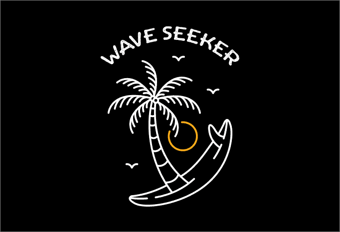 Free Wave seeker 1 t shirt design for sale