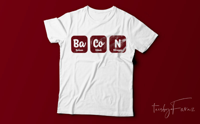 Pack of 50 Periodic table T shirt designs Volume II (Colored)